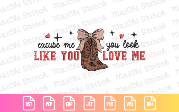 Cute Cowboy Boot with Bow