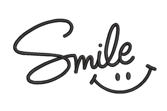 Smile Script with Smiley Face