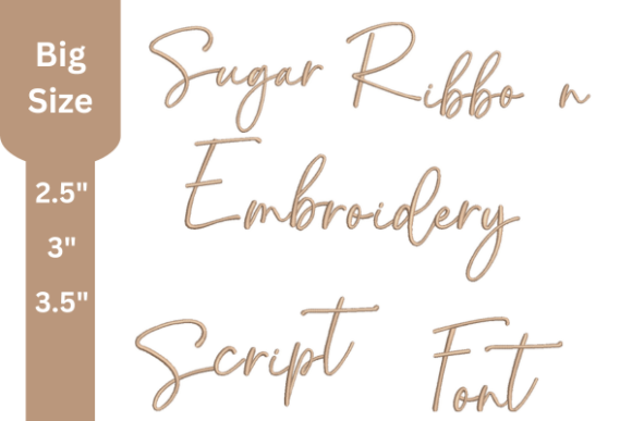 Sugar Ribbon Script Embroidery Font Review